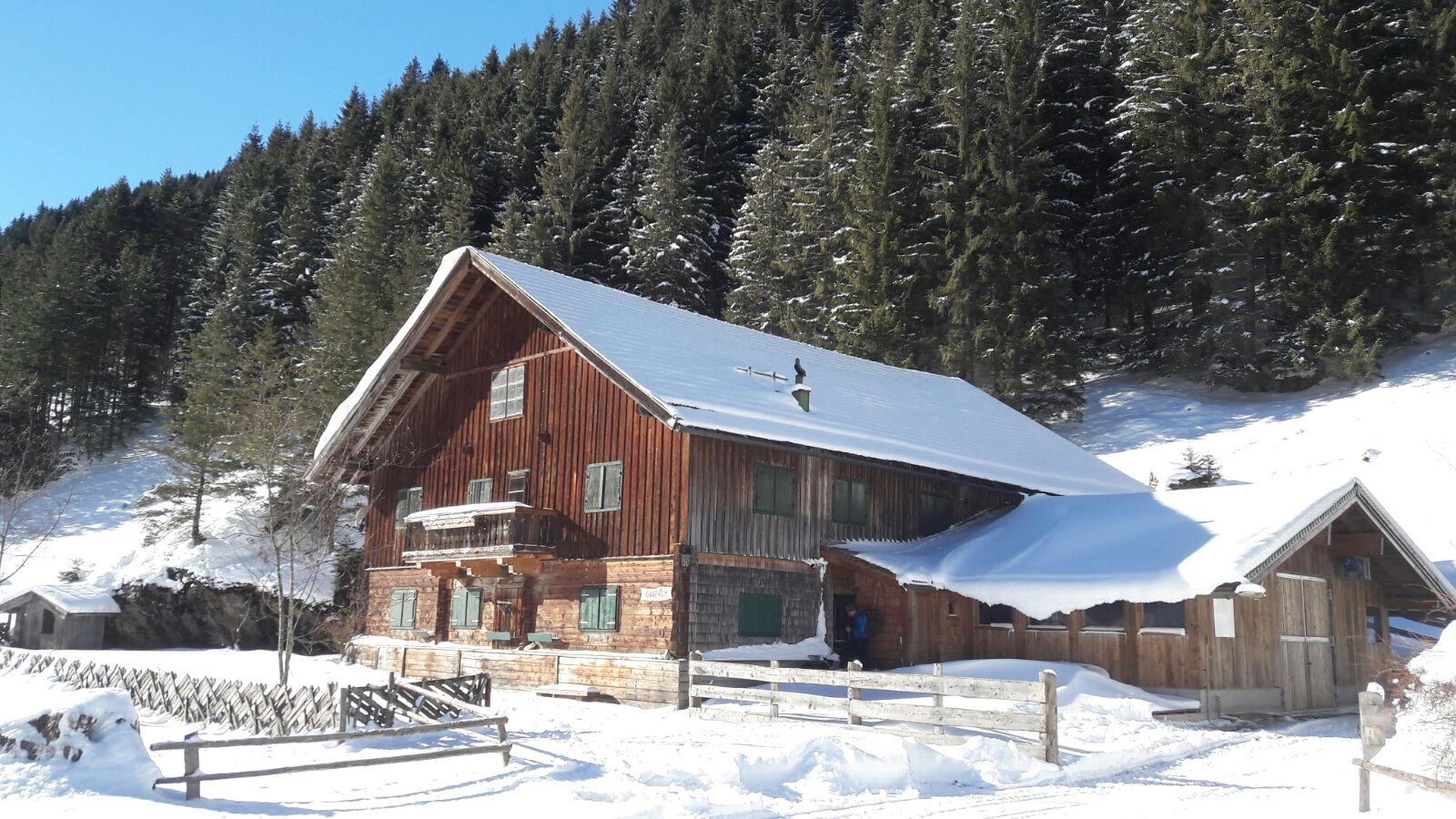 Unsere Alm im Winter