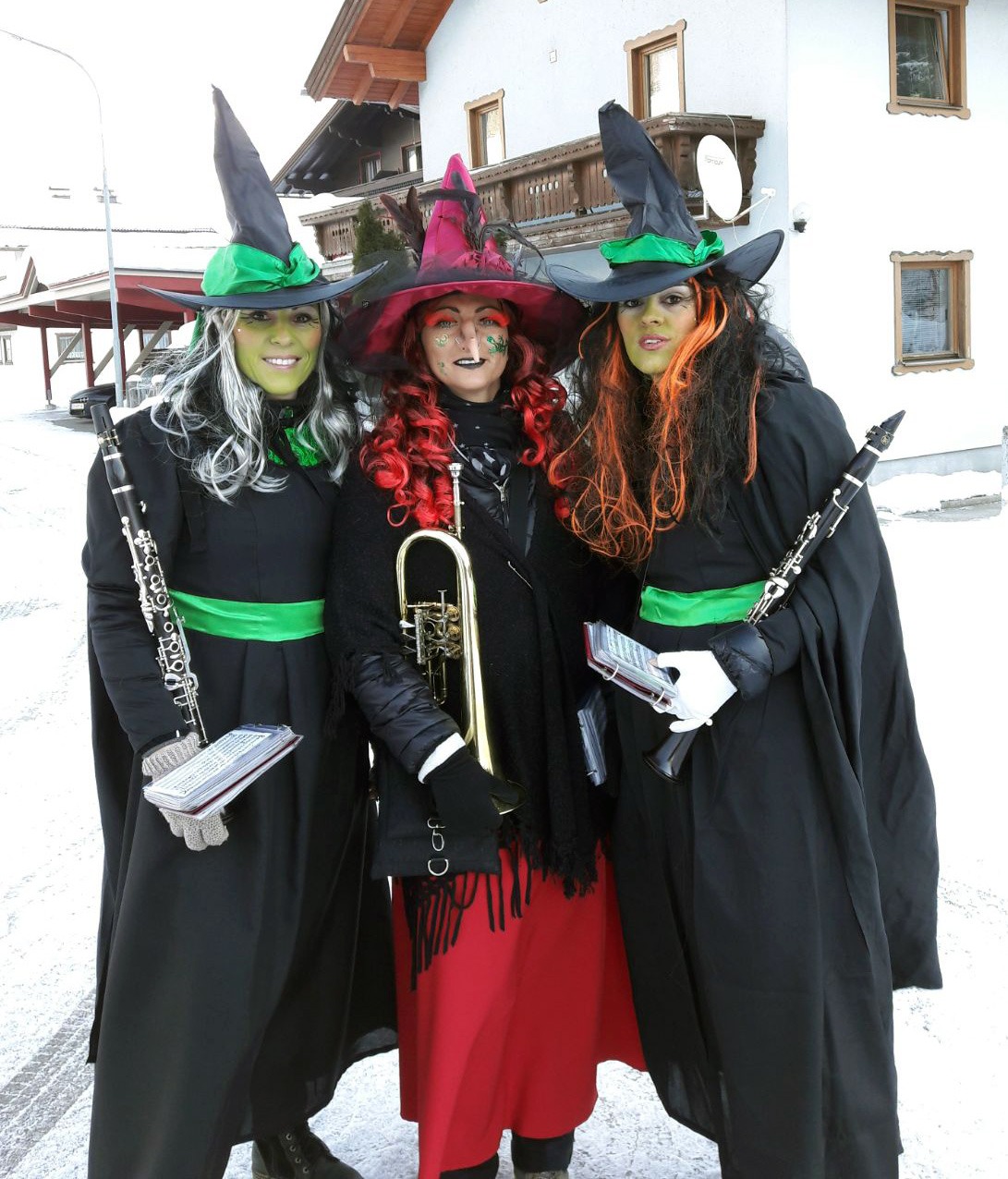 Faschingsgaudi am Ginzhof mit der Musikkappelle Bruck